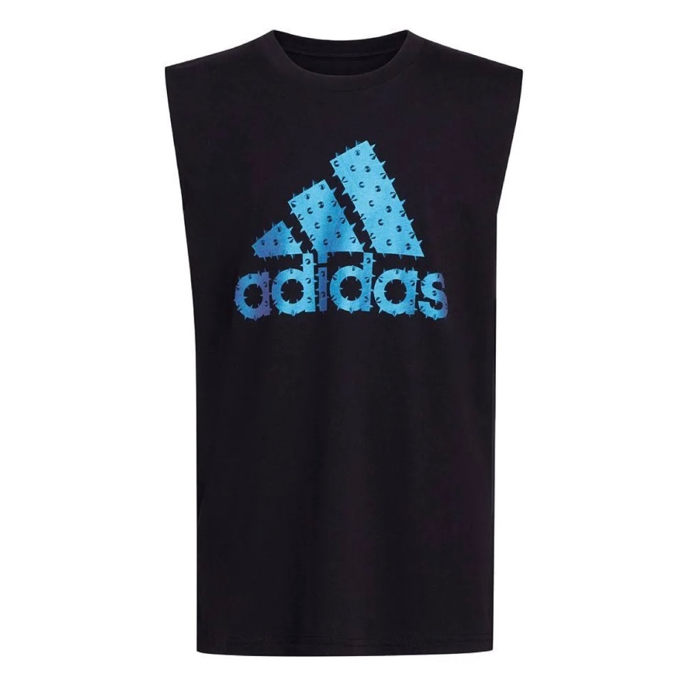 Adidas- Boys Muscle Tee, Black, Size XL (18/20), NWT